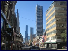 Yonge Street - near our hotel at Charles St